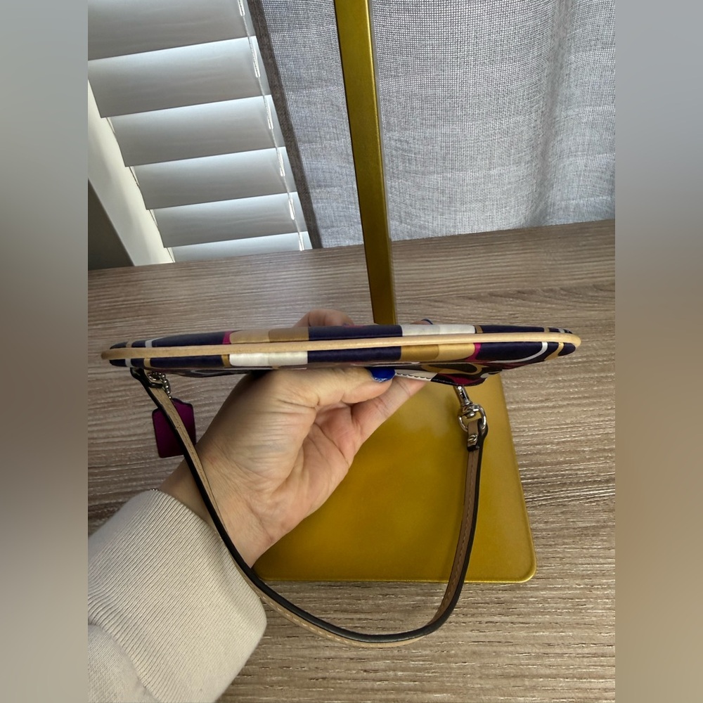 Coach Multicolor Patterned Wristlet - Picture 5 of 8